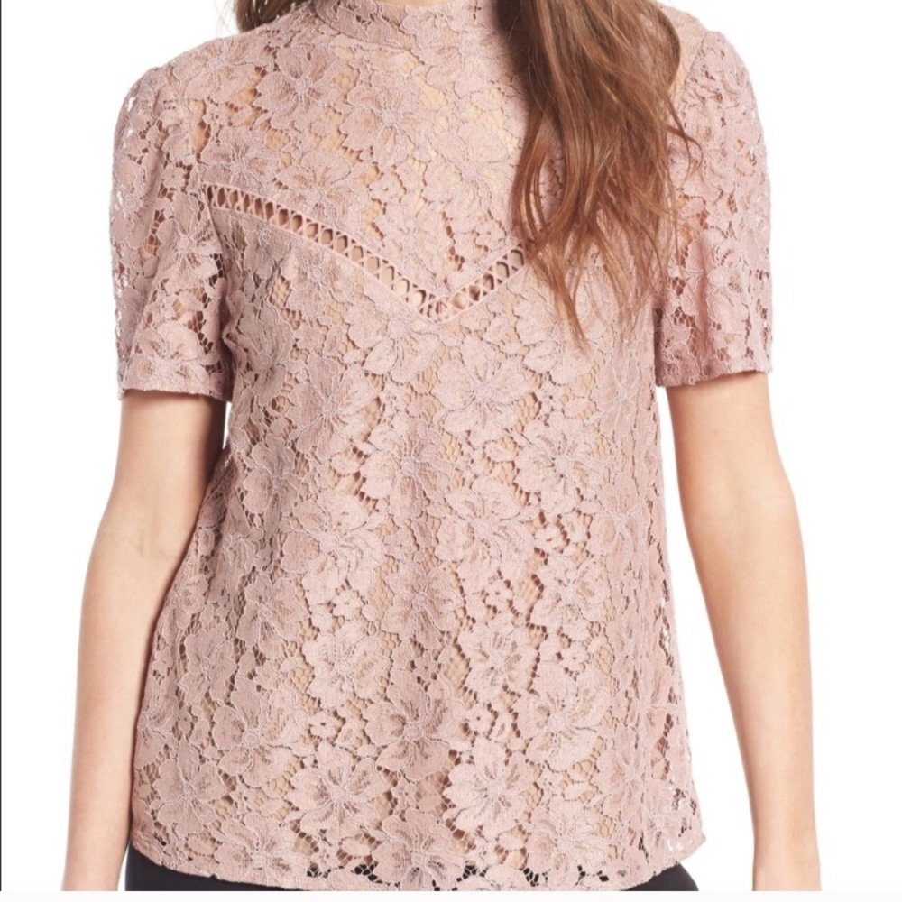 WAYF Greyson Lace Top